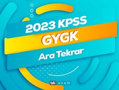 2023 KPSS GYGK Ara Tekrar 