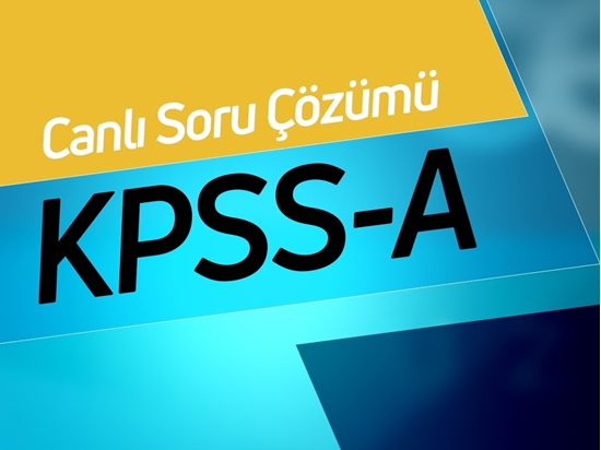 resm 2019 KPSS-A  CANLI SORU ÇÖZÜMÜ