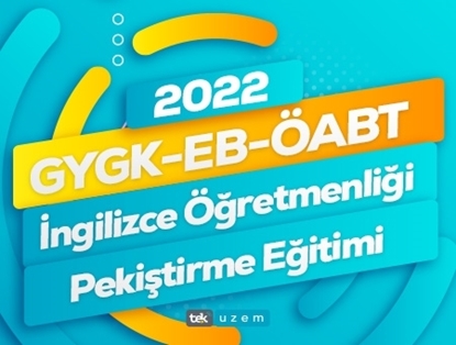 2022 GYGK-EB-ÖABT İngilizce Öğretmenliği Canlı Pekiştirme Eğitimi