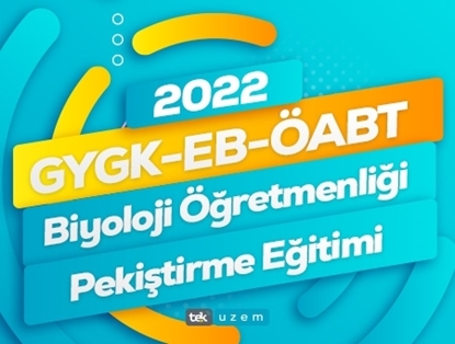 2022 GYGK-EB-ÖABT Biyoloji Öğretmenliği Canlı Pekiştirme Eğitimi