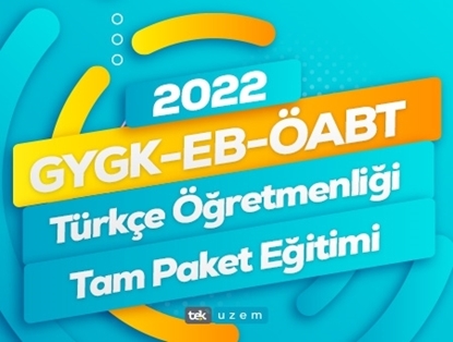 2022 GYGK-EB-ÖABT Türkçe Öğretmenliği Tam Paket Eğitimi