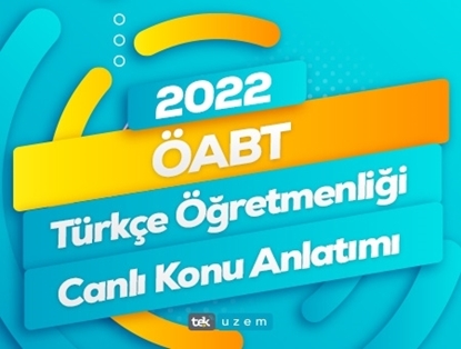 2022 ÖABT Türkçe Öğretmenliği Canlı Konu Anlatımı