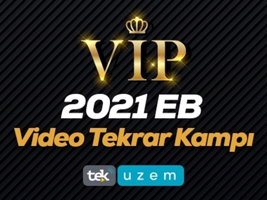 2021 VIP Eğitim Bilimleri Video Tekrar Kampı 