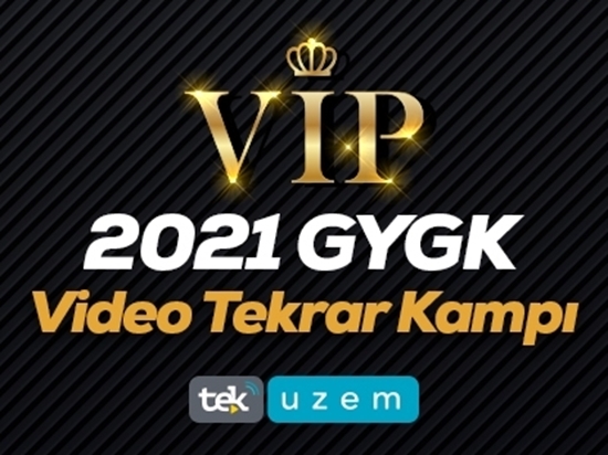 2021 VIP GY-GK Canlı Tekrar Kampı 