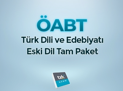 Türk Dili ve Edebiyatı Eski Dil Tam paket