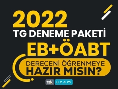 2022 EB-ÖABT Türkiye Geneli Deneme Sınavı 