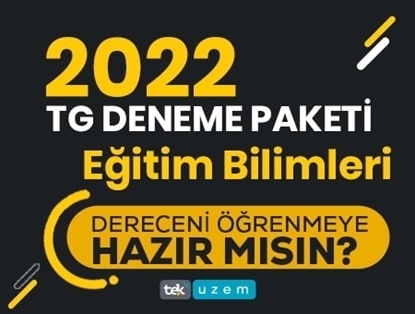 2022 Eğitim Bilimleri Türkiye Geneli Deneme sınavı
