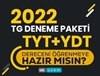 2022 TYT-YDT Türkiye Geneli Deneme Sınavı