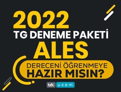 2022 ALES Türkiye Geneli Deneme Sınavı