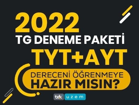 Kategori İçin Resim 2022 TYT-AYT  Türkiye Geneli Deneme Sınavı