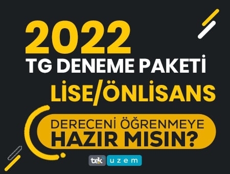 Kategori İçin Resim 2022 Lise-Önlisans Türkiye Geneli Deneme Sınavı