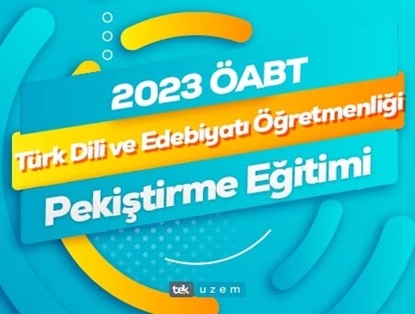 2023 ÖABT Türk Dili ve Edebiyat Öğretmenliği Canlı Pekiştirme Eğitimi