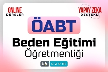 ÖABT Beden Eğitimi Öğretmenliği  Yapay Zeka Destekli Online Eğitimler