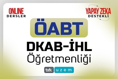 ÖABT DKAB-İHL Öğretmenliği  Yapay Zeka Destekli Online Eğitimler