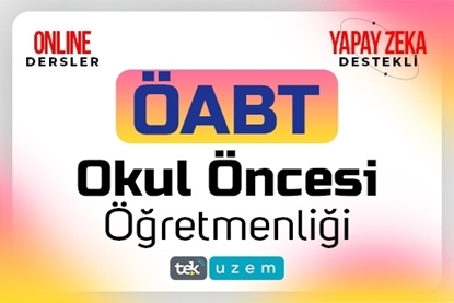 ÖABT OKUL ÖNCESİ YAPAY ZEKA DESTEKLİ ONLINE EĞİTİMLER