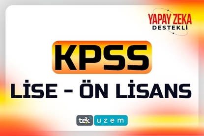 Resim 2026 KPSS Lise-Ön lisans  Eğitimi