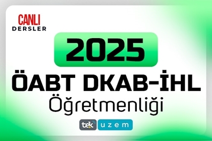 Resim 2025 KPSS ÖABT DKAB-İHL Öğretmenliği Canlı Dersler