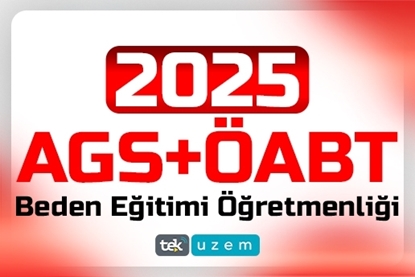 2025 AGS + ÖABT Beden Eğitimi Öğretmenliği