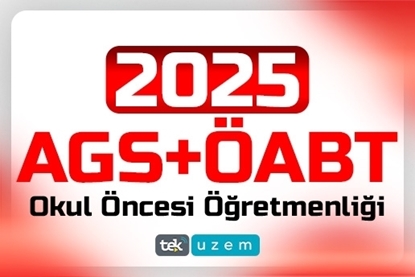 2025 AGS + ÖABT Okul Öncesi Öğretmenliği