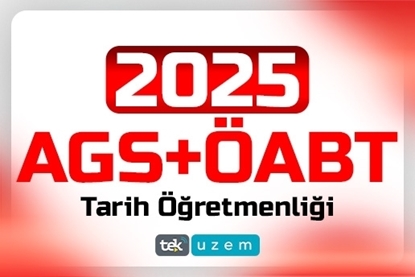 2025 AGS + ÖABT Tarih Öğretmenliği