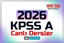2026 KPSS A Yapay Zeka Destekli Canlı Dersler