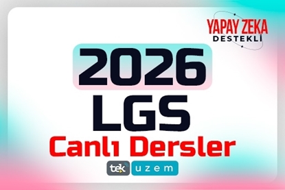 Resim 2026 LGS Yapay Zeka Destekli Canlı Dersler