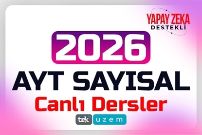 Resim 2026 AYT Sayısal Yapay Zeka Destekli Canlı Dersler