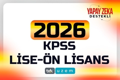 2026 KPSS Lise - Ön lisans Canlı Dersler