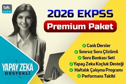 Resim 2026 EKPSS Yapay Zeka Destekli Canlı Dersler-Premium paket