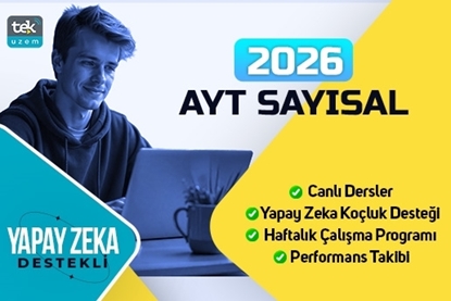 Resim 2026 AYT Sayısal Yapay Zeka Destekli Canlı Dersler
