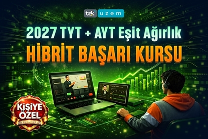 2027 YKS TYT AYT eşit ağırlık hibrit eğitim kursu öğrenci koçluğu ve online ders sistemi