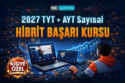 2027 YKS TYT AYT sayısal hibrit eğitim kursu öğrenci koçluğu ve online ders sistemi