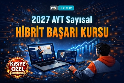 2027 YKS AYT sayısal hibrit eğitim kursu öğrenci koçluğu ve online ders sistemi