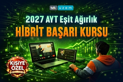 2027 YKS AYT eşit ağırlık hibrit eğitim kursu öğrenci koçluğu ve online ders sistemi