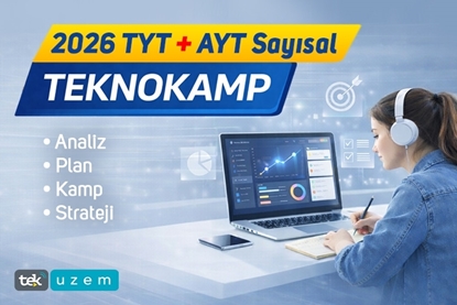 2026 YKS TYT AYT sayısal TeknoKamp ile net artırma ve eksik kapatma kampı