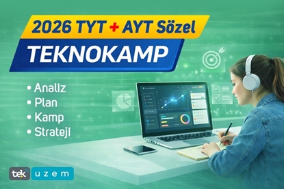 2026 YKS TYT AYT Sözel TeknoKamp ile net artırma ve eksik kapatma kampı