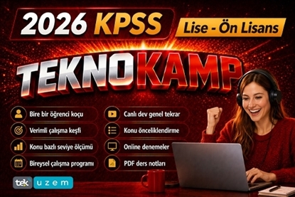 2026 KPSS Lise - Ön lisans Dev Genel Tekrar