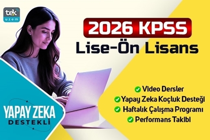 2026 KPSS Lise - Ön lisans Video Dersler