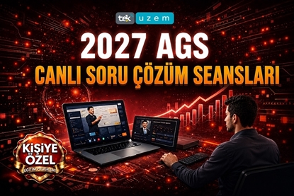 2027 AGS Canlı Soru Çözüm Programı - ÖSYM Odaklı Online Hazırlık